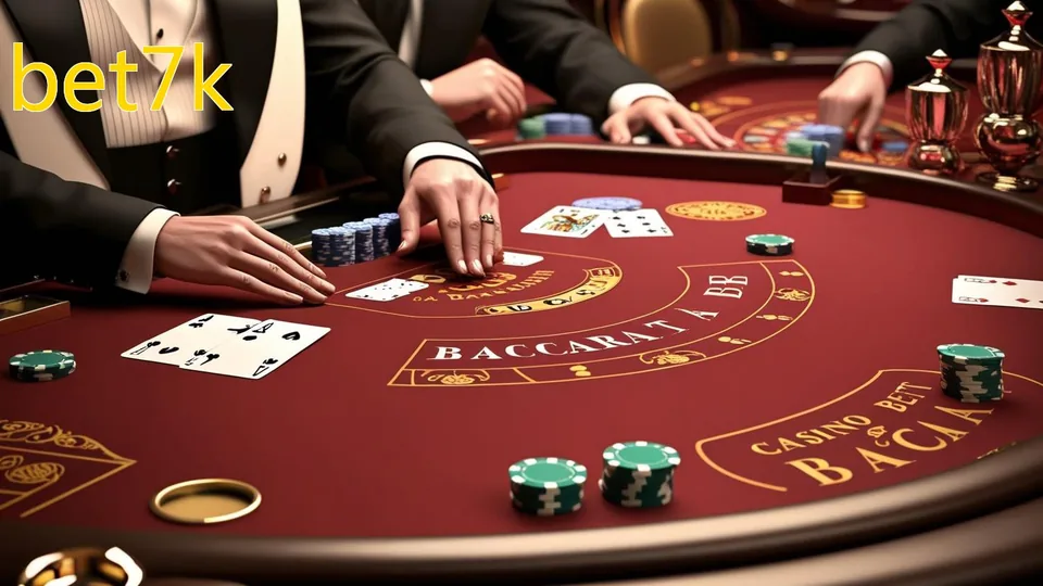 Mesa de cassino com cartas e fichas
